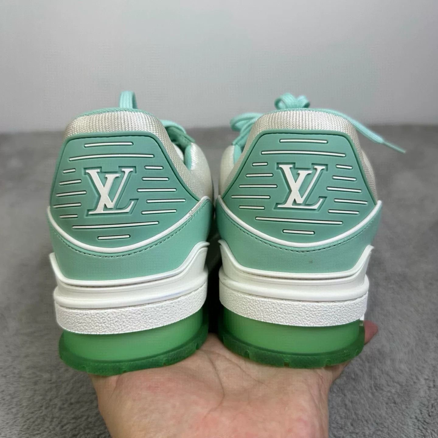 Louis Vuitton Louis Vuitton Training Green Lowtop Sneakers 41 Men Size US 8.5 / EU 41-42 - 6 Thumbnail