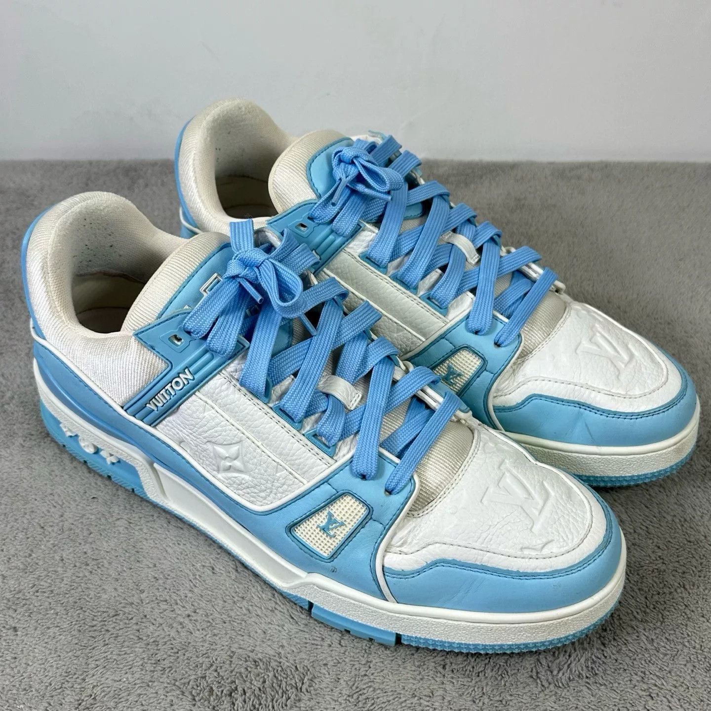 Louis Vuitton Louis Vuitton Training Blue Lowtop Sneakers 43 Men Size US 10 / EU 43 - 3 Thumbnail