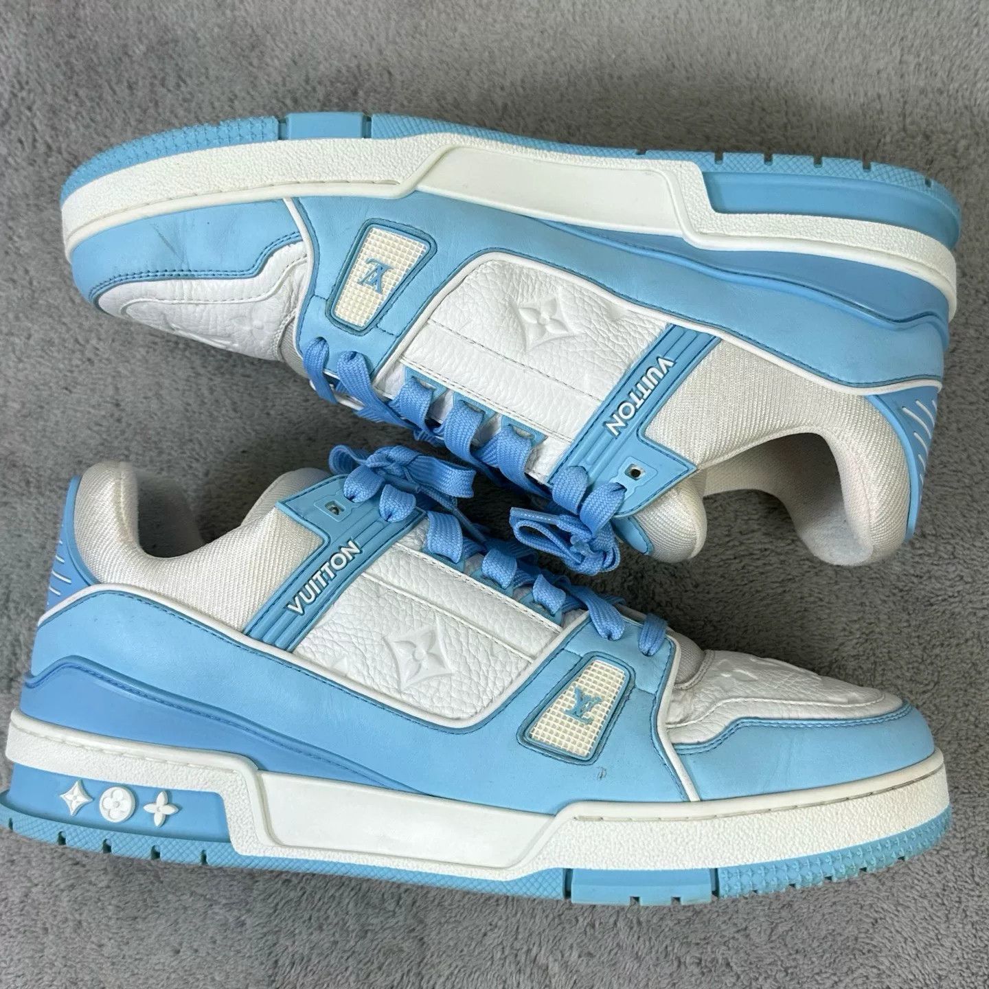 Louis Vuitton Louis Vuitton Training Blue Lowtop Sneakers 43 Men Size US 10 / EU 43 - 4 Thumbnail