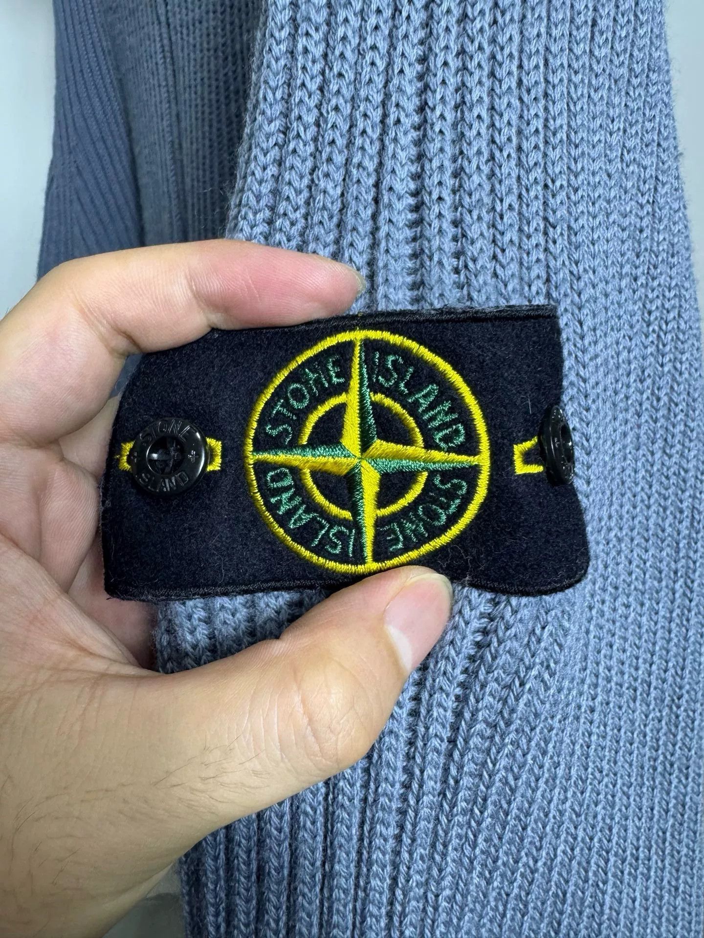 Stone Island Stone Island Blue Sweater XXL Men Size US XXL / EU 58 / 5 - 3 Thumbnail