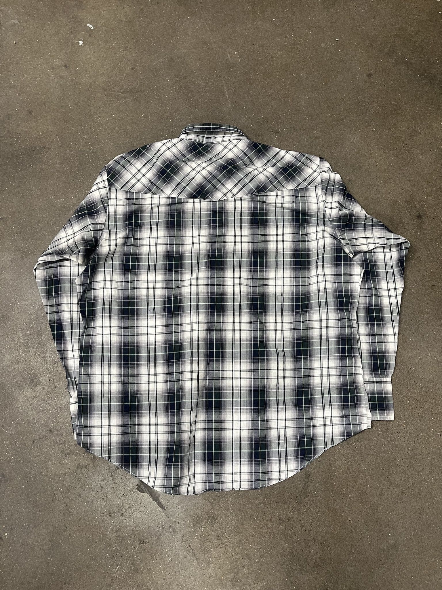 Carhartt × Vintage Vintage 1990s Ely Cattleman Pearl Snap Button Down Rodeo Shirt Size XL Size US XL / EU 56 / 4 - 3 Thumbnail