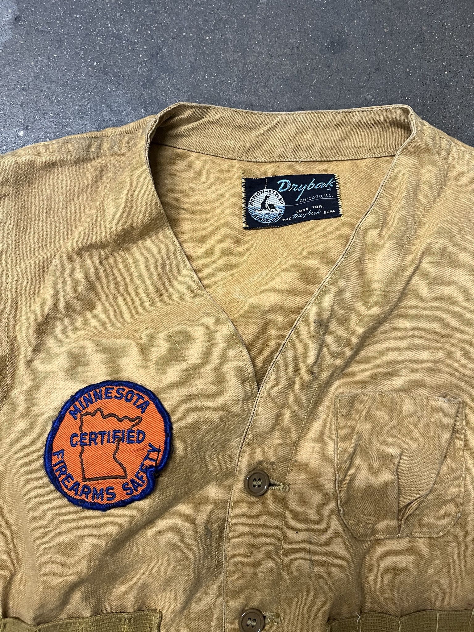Carhartt × Vintage Vintage 1980s DryBak Firearm Safety Patch Canvas Vest Size S Size US S / EU 44-46 / 1 - 2 Thumbnail