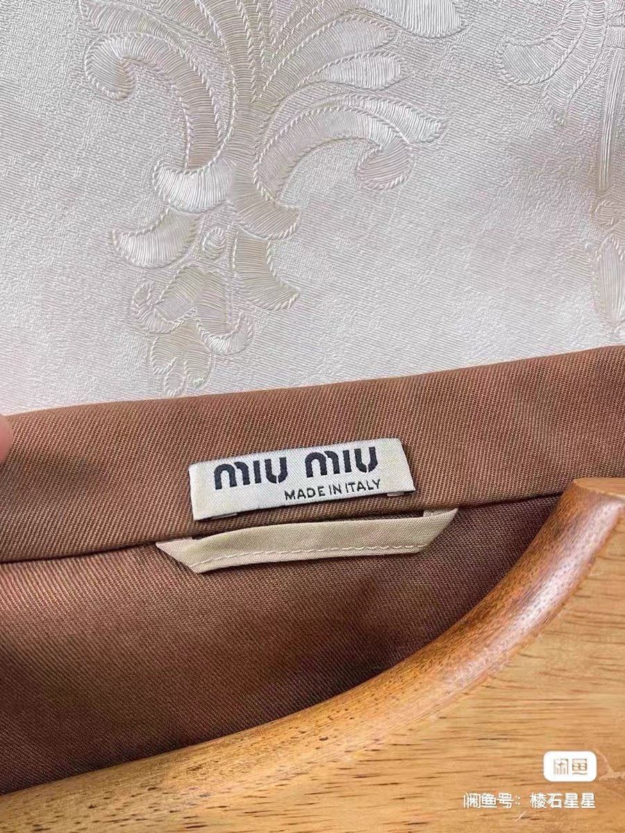 Miu Miu Miu Miu Runway Belted Blazer Size S / US 4 / IT 40 - 5 Thumbnail