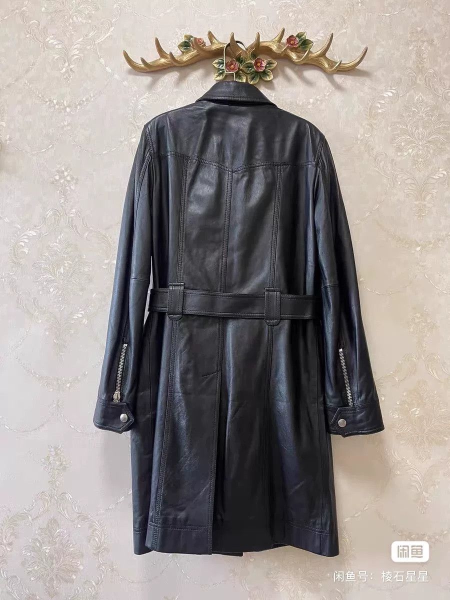 Dolce & Gabbana DG Runway High-Priced Long Leather Coat Size US S / EU 44-46 / 1 - 6 Thumbnail