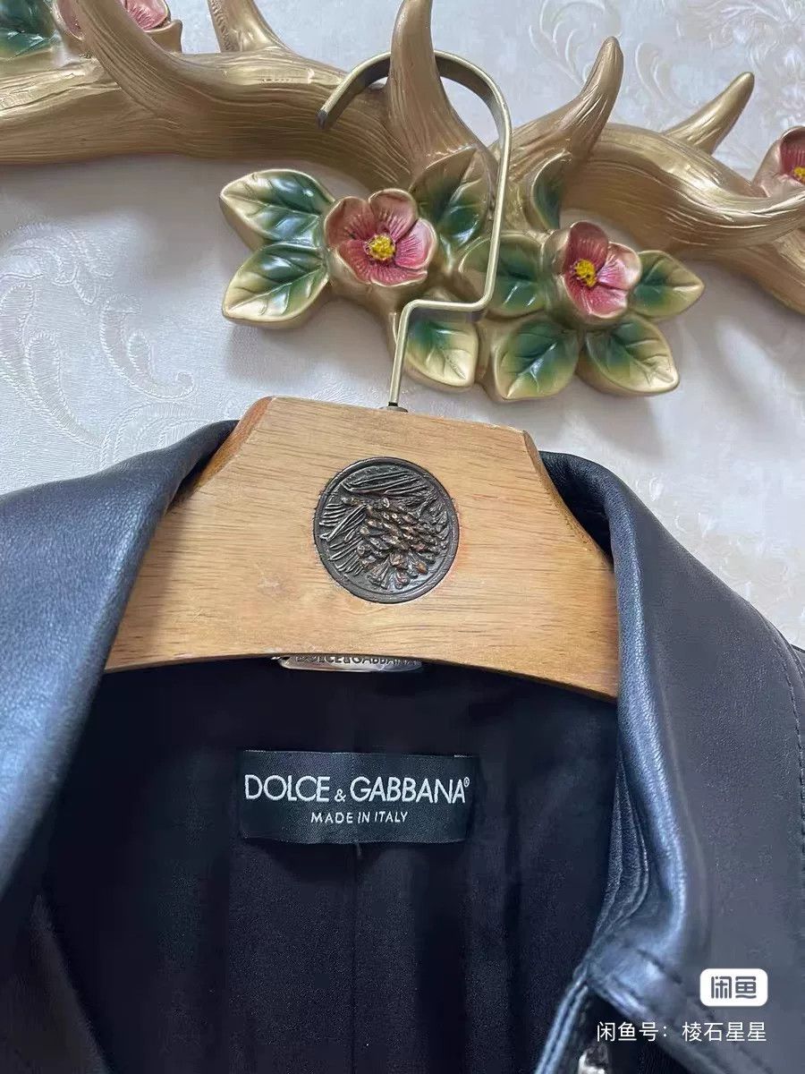 Dolce & Gabbana DG Runway High-Priced Long Leather Coat Size US S / EU 44-46 / 1 - 2 Thumbnail