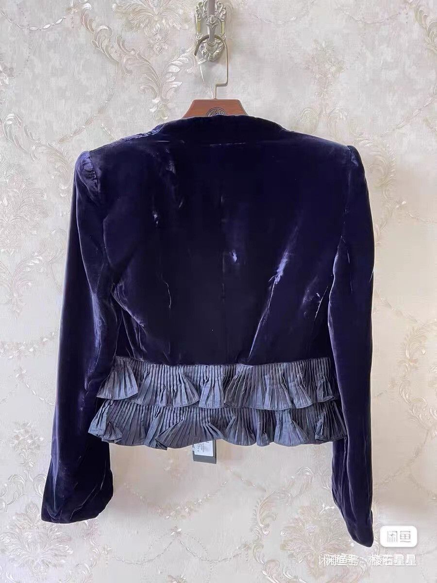 Giorgio Armani Giorgio Armani Runway Velvet Silk Coat Size M / US 6-8 / IT 42-44 - 9 Thumbnail