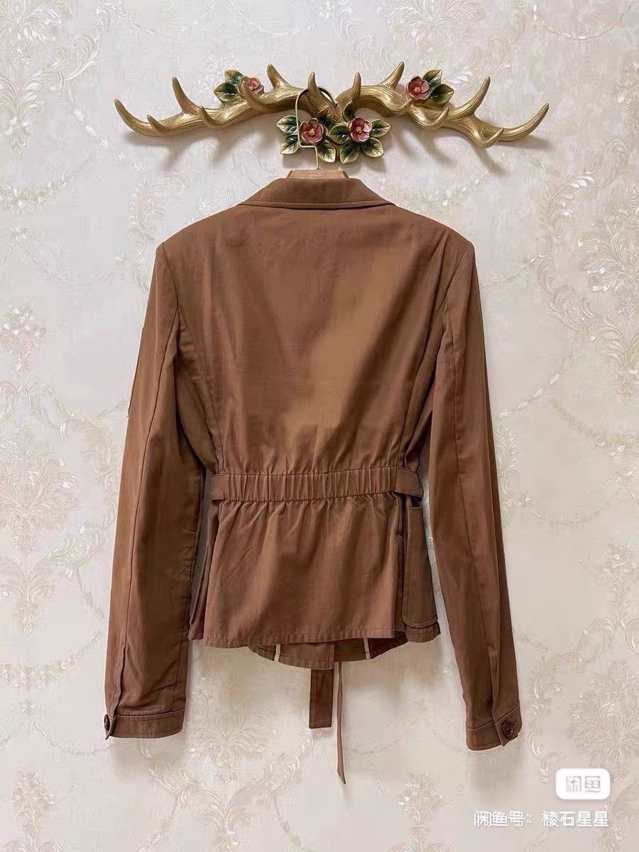 Miu Miu Miu Miu Runway Belted Blazer Size S / US 4 / IT 40 - 7 Thumbnail
