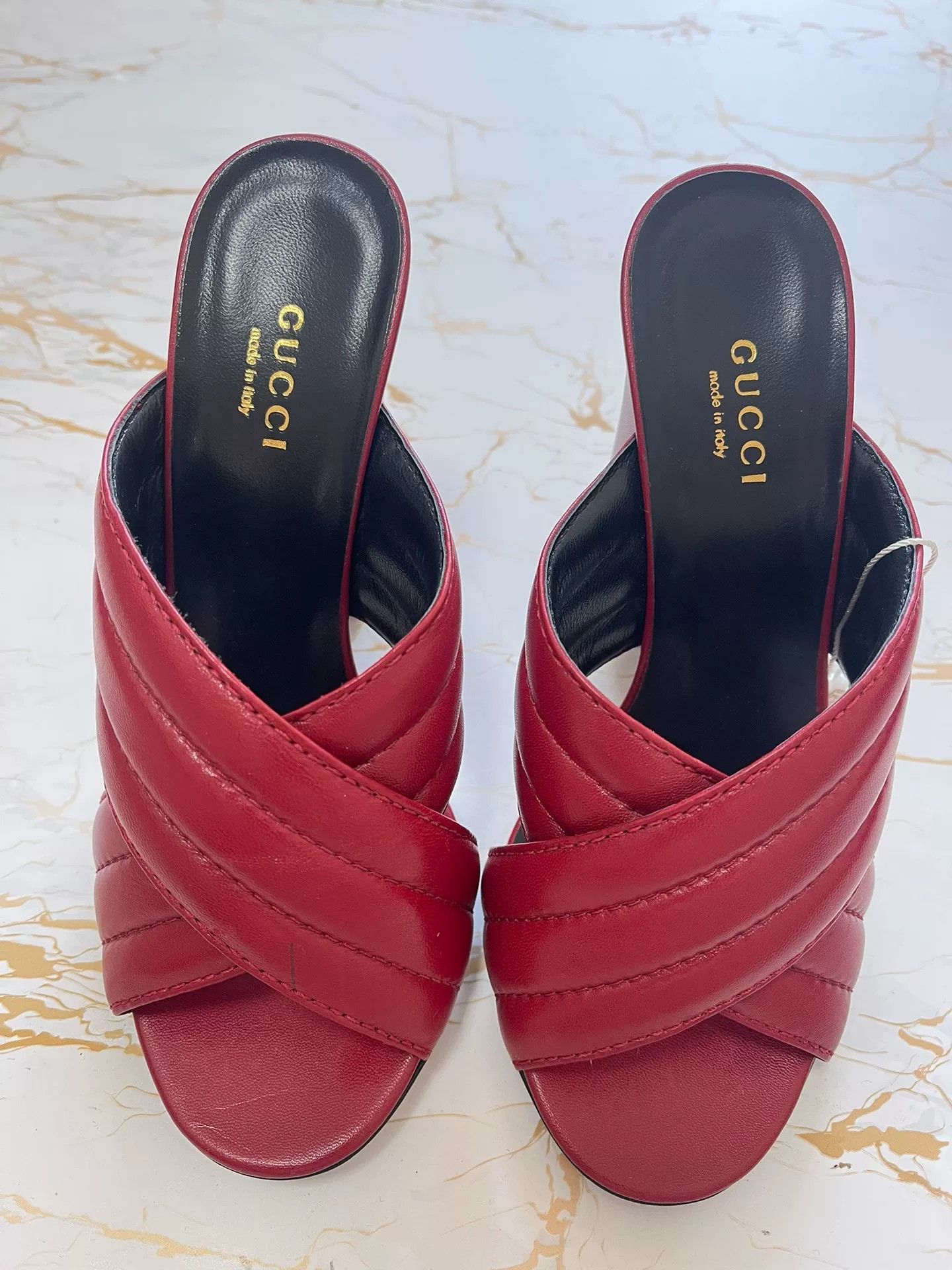 Gucci Gucci Runway High-Heel Slippers Size 36.5 Size US 5.5 / IT 35.5 - 2 Thumbnail