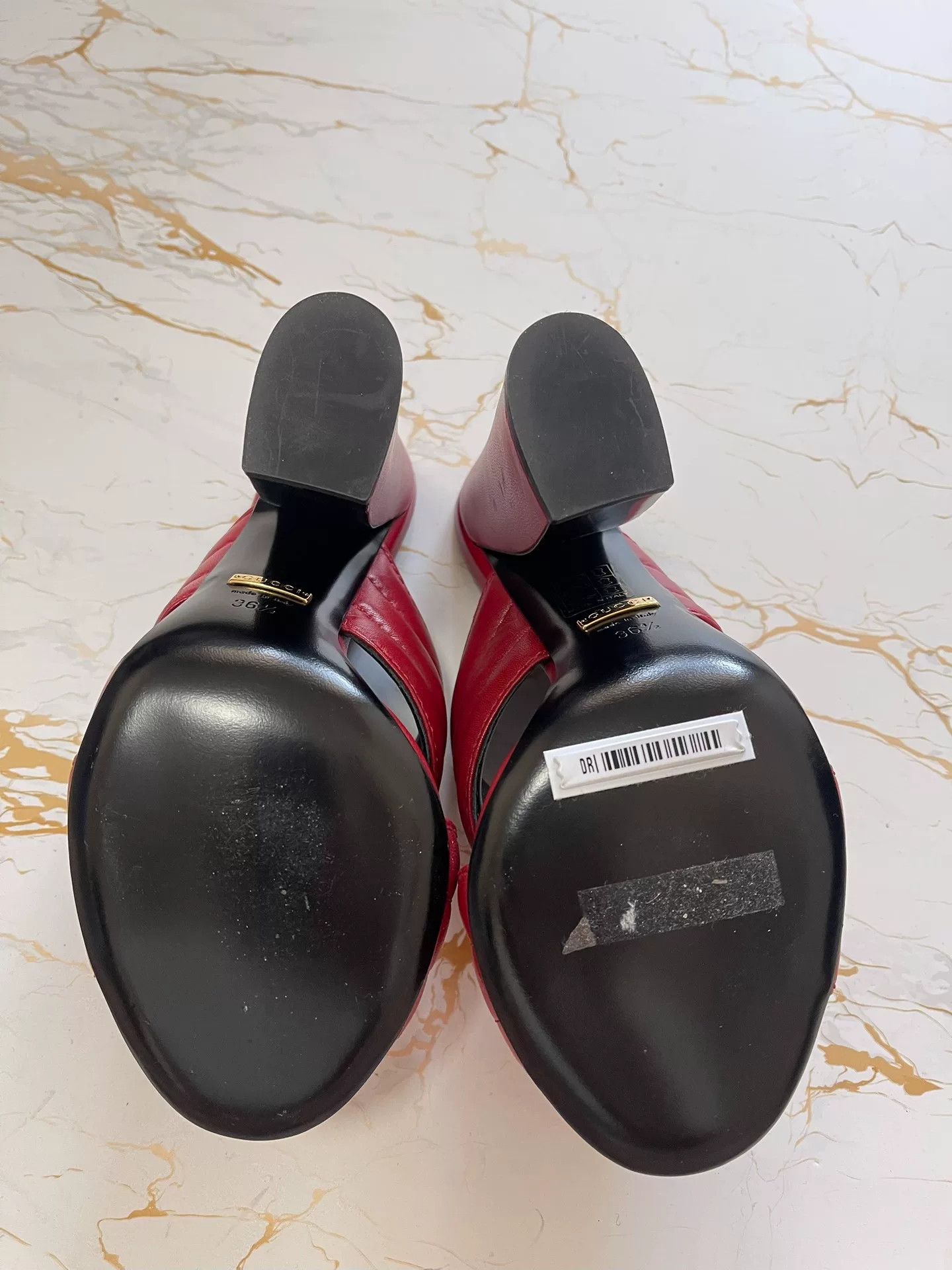 Gucci Gucci Runway High-Heel Slippers Size 36.5 Size US 5.5 / IT 35.5 - 7 Thumbnail