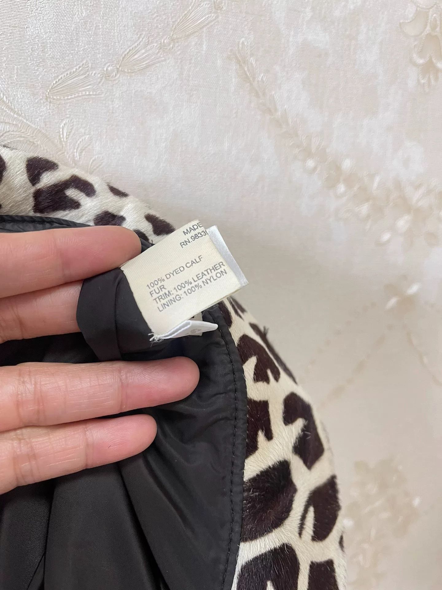 Miu Miu Miu Miu Leopard Print Suede Bucket Hat Size ONE SIZE - 4 Thumbnail