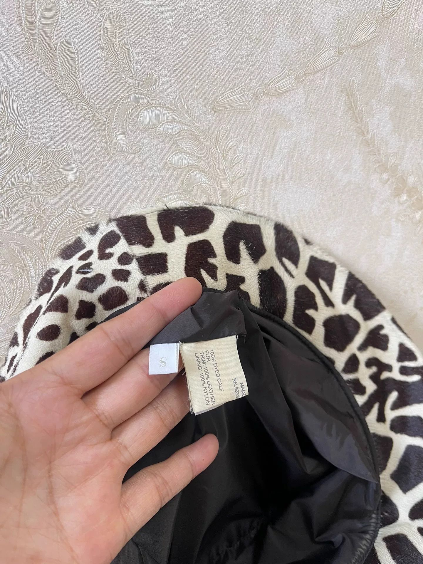 Miu Miu Miu Miu Leopard Print Suede Bucket Hat Size ONE SIZE - 6 Thumbnail