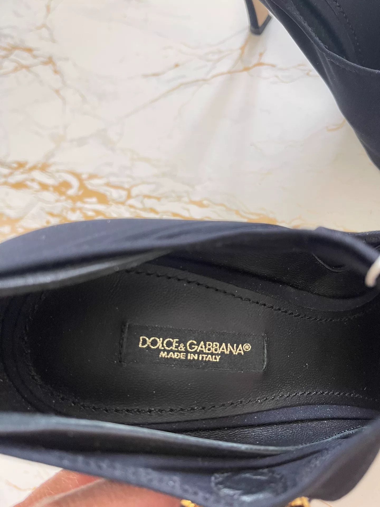 Dolce & Gabbana DG New Runway Diamond Buckle Heels Size US 8.5 / IT 38.5 - 4 Thumbnail