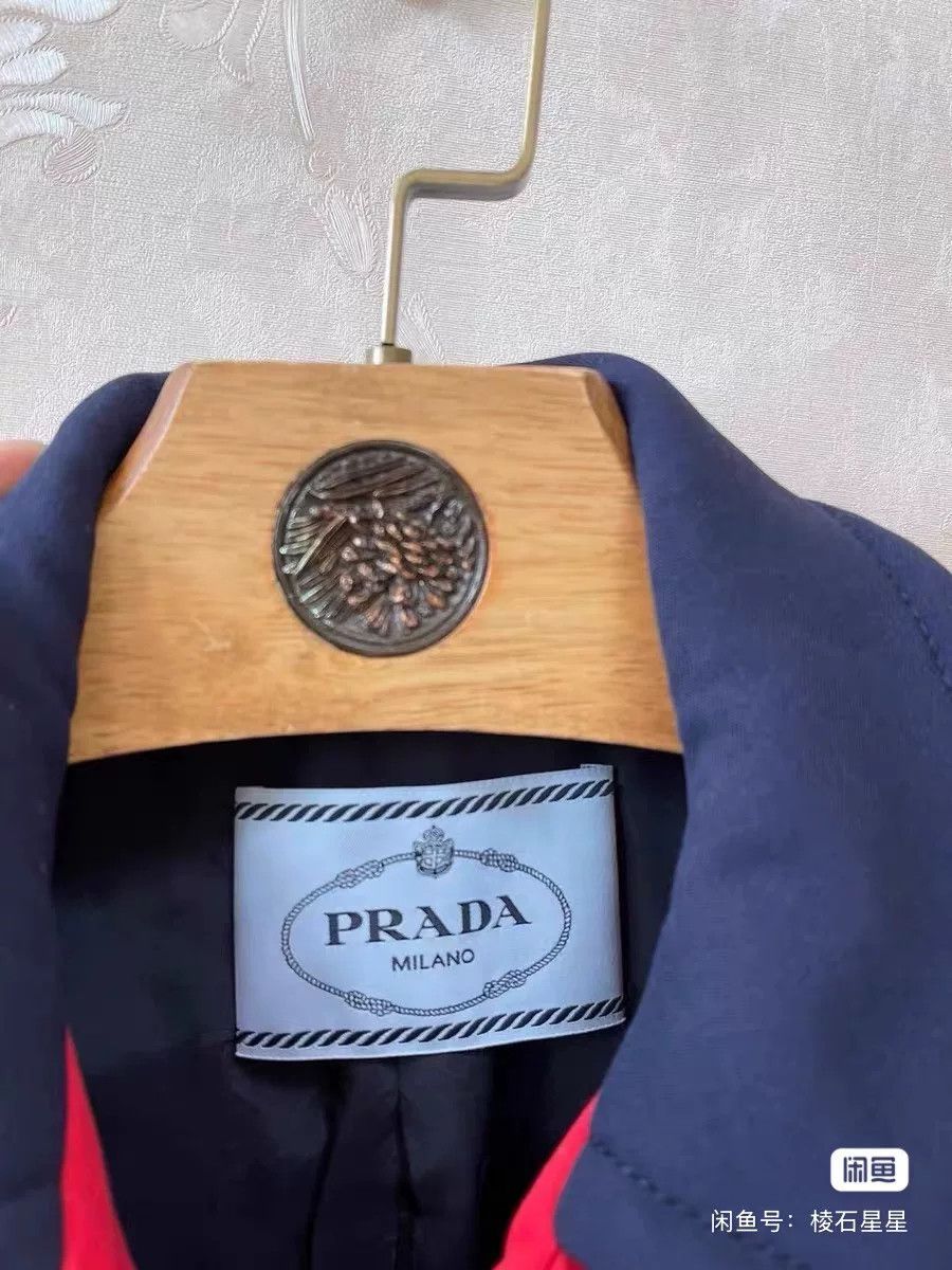 Prada Prada Runway Color Block Coat Size 36 Size XS / US 0-2 / IT 36-38 - 2 Thumbnail