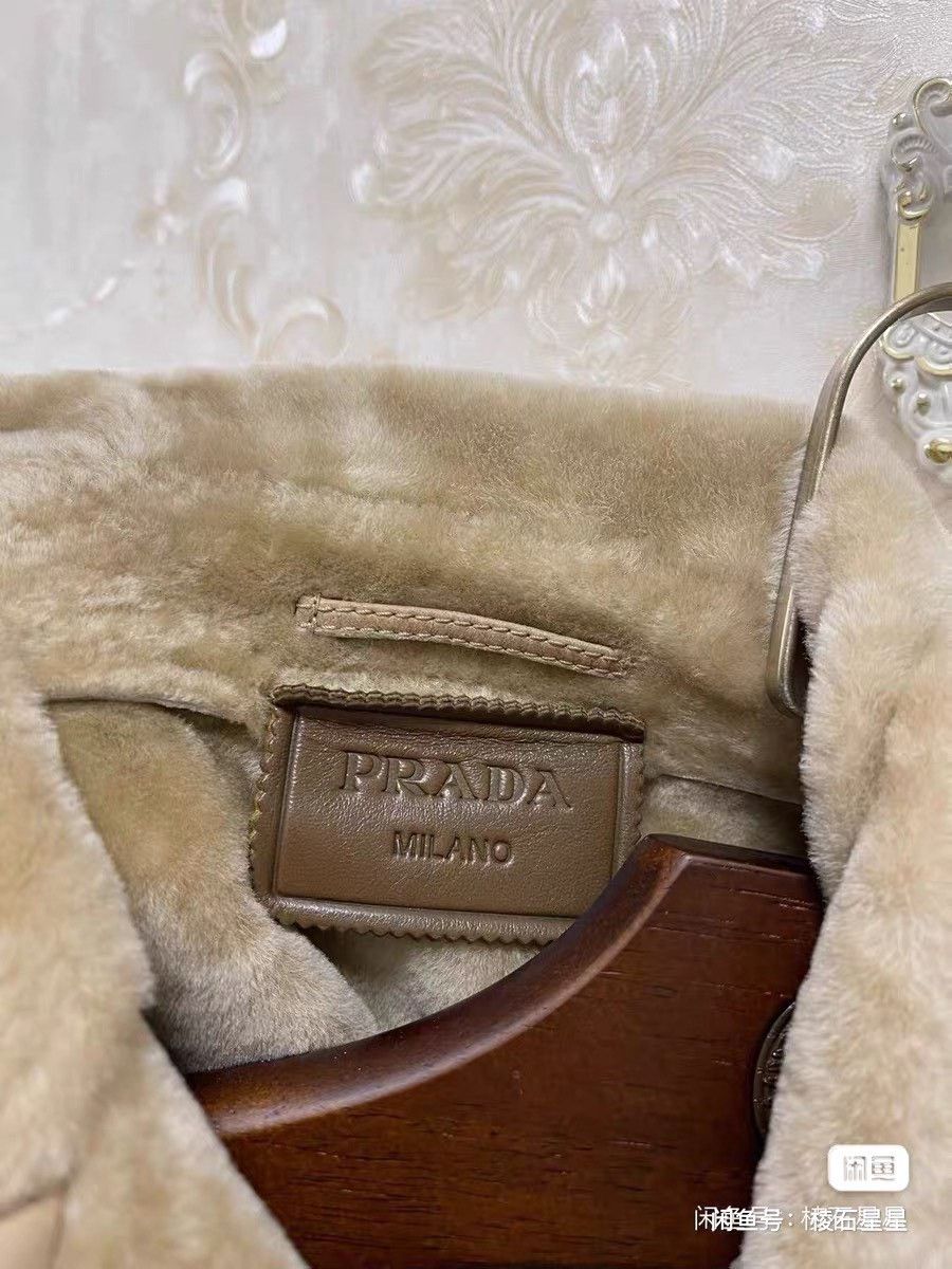 Prada Prada Fur Leather Biker Jacket Size M / US 6-8 / IT 42-44 - 3 Thumbnail