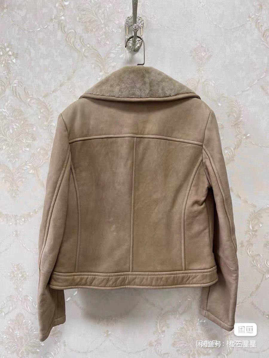Prada Prada Fur Leather Biker Jacket Size M / US 6-8 / IT 42-44 - 8 Thumbnail