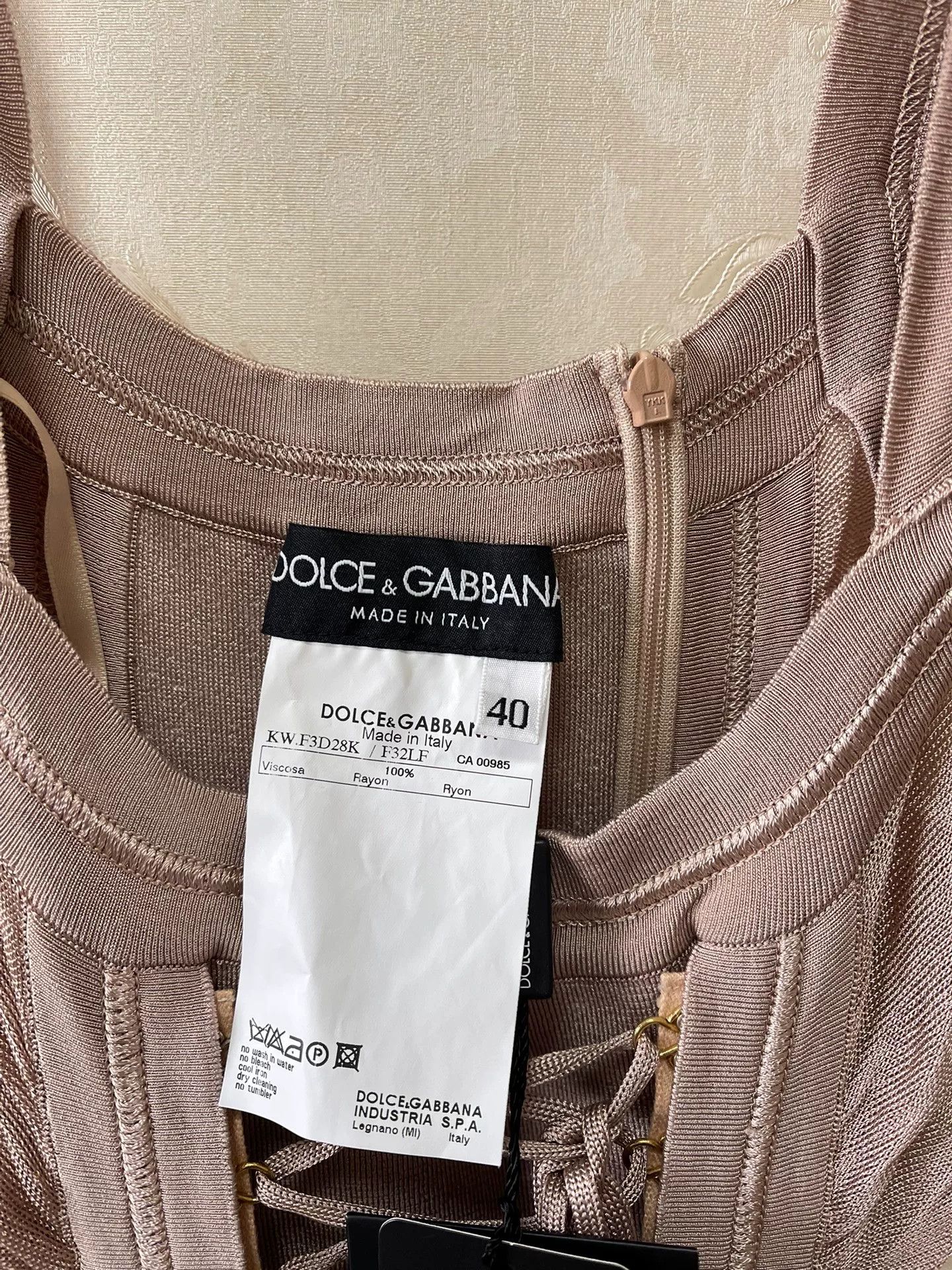 Dolce & Gabbana DG Runway Strappy Tube Dress Size M / US 6-8 / IT 42-44 - 3 Thumbnail