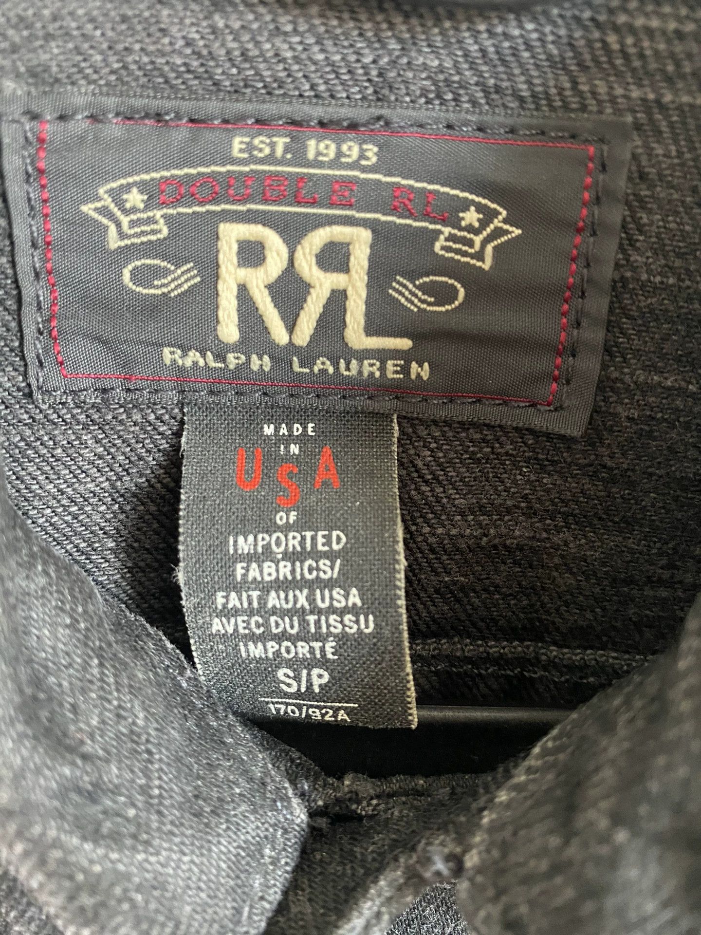 RRL Ralph Lauren RRL Short Denim Jacket Made in USA Size US M / EU 48-50 / 2 - 4 Thumbnail