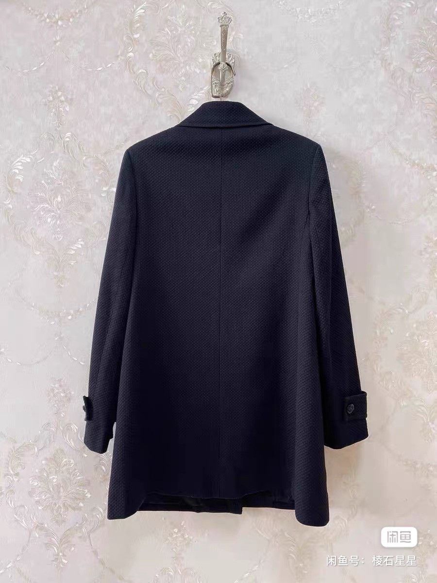 Versace Versace Runway Peak Lapel Waffle Trench Size US M / EU 48-50 / 2 - 7 Thumbnail