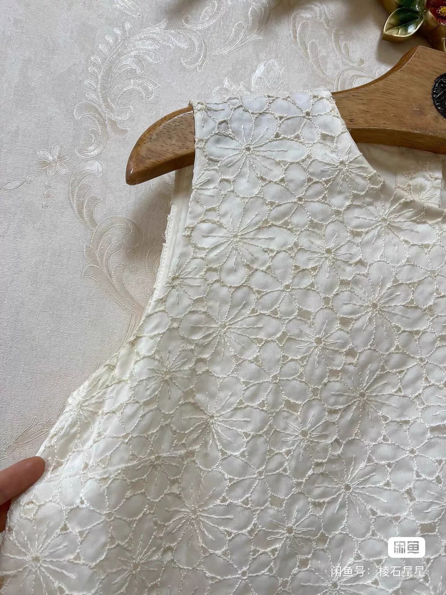 D.Gnak By Kang.D DG Runway Sweet Floral Lace Dress Size S / US 4 / IT 40 - 5 Thumbnail