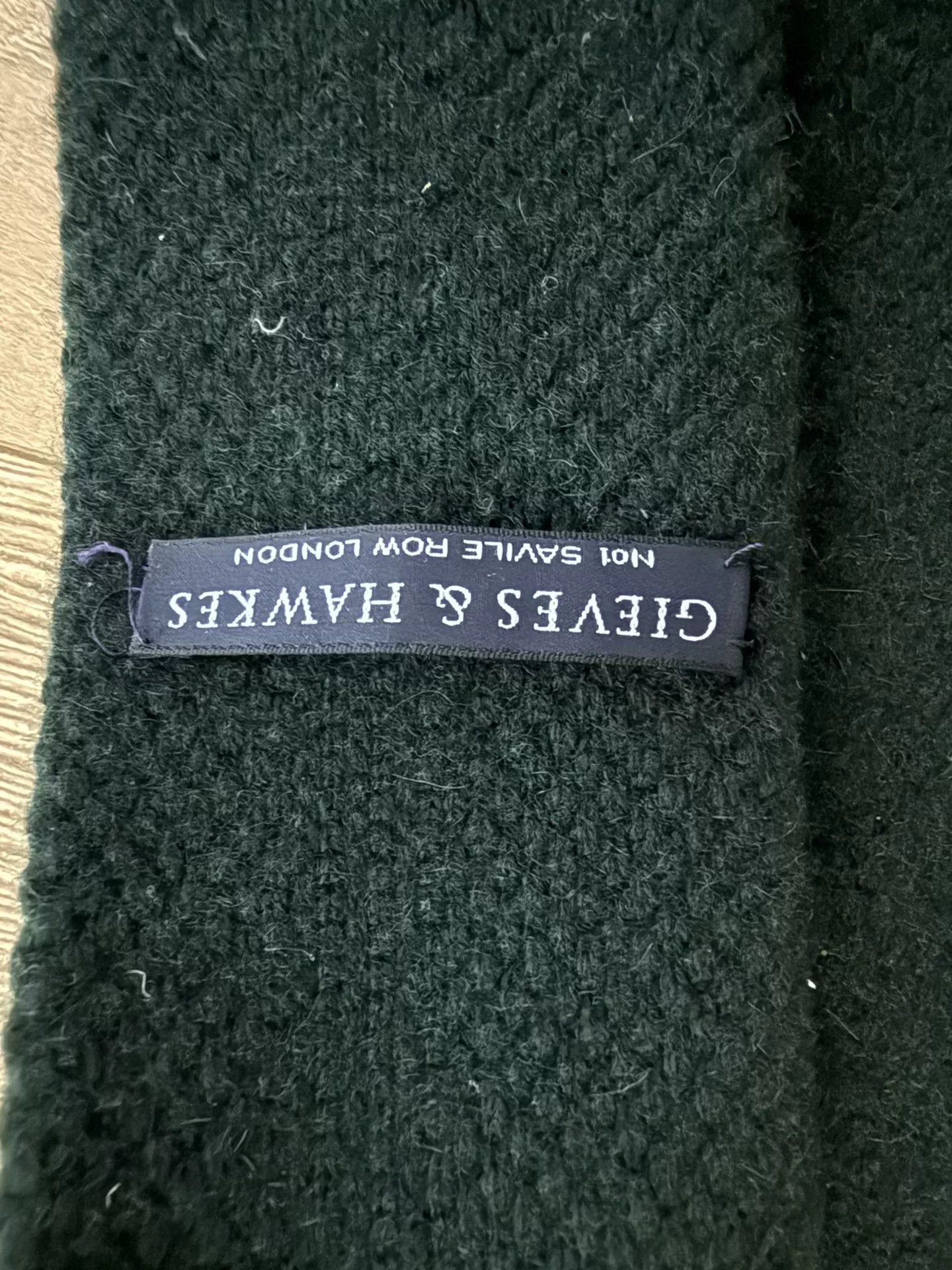 Gieves & Hawkes Gieves & Hawkes UK Made Cashmere Tie Size ONE SIZE - 4 Thumbnail