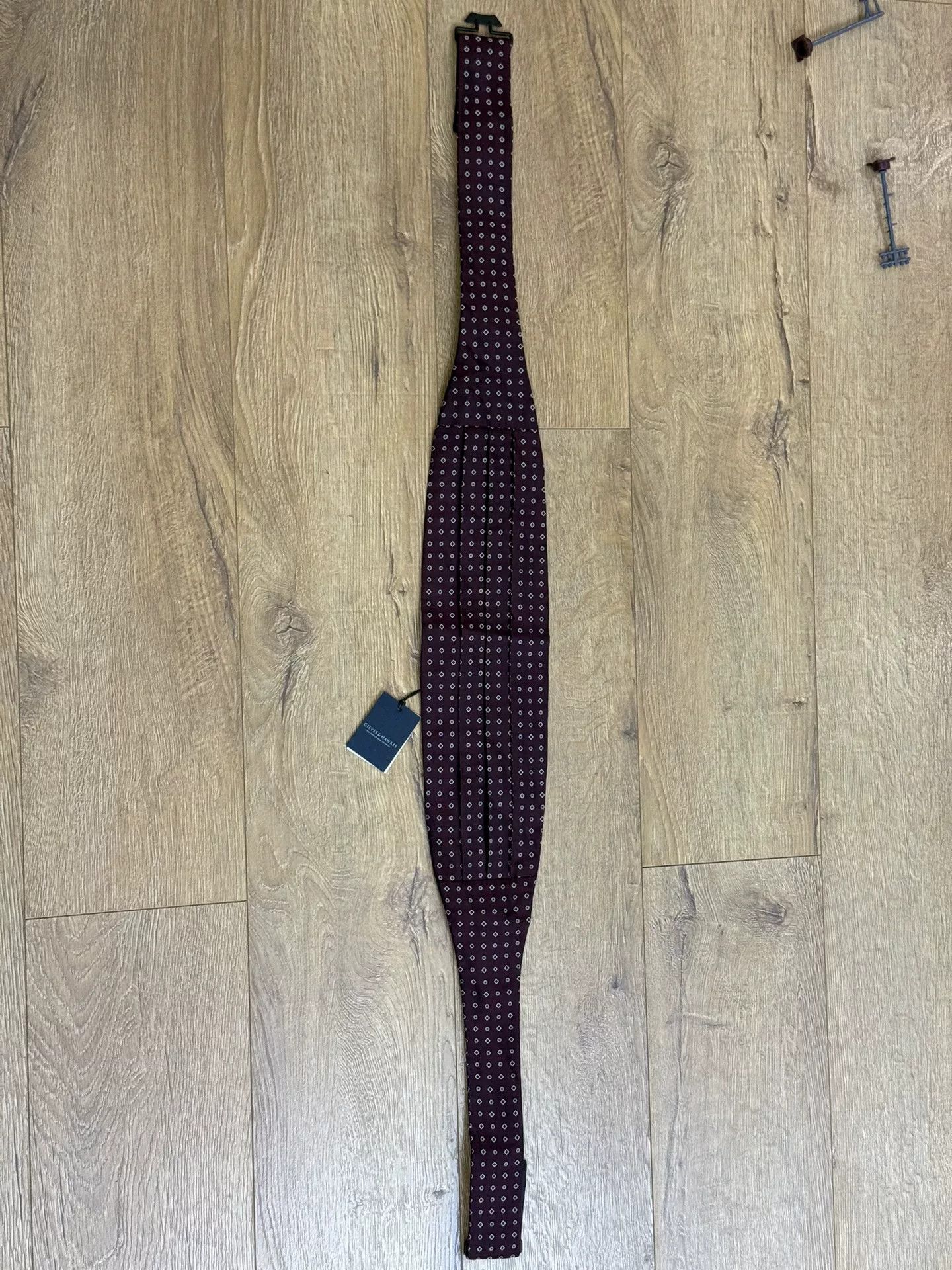 Gieves & Hawkes Gieves & Hawkes Silk Floral Waist Belt Size ONE SIZE - 2 Thumbnail