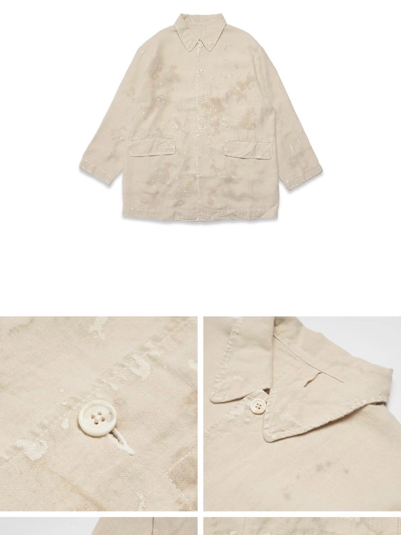 Porter Classic Porter Classic Vintage Linen Cheval Jacket Size US S / EU 44-46 / 1 - 3 Thumbnail