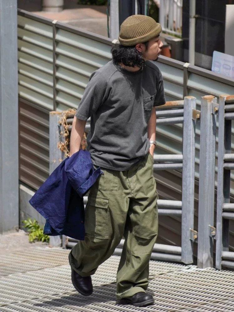Nigel Cabourn NIGEL CABOURN 9.5oz Cotton Vintage Pocket T-Shirt Size US M / EU 48-50 / 2 - 2 Thumbnail