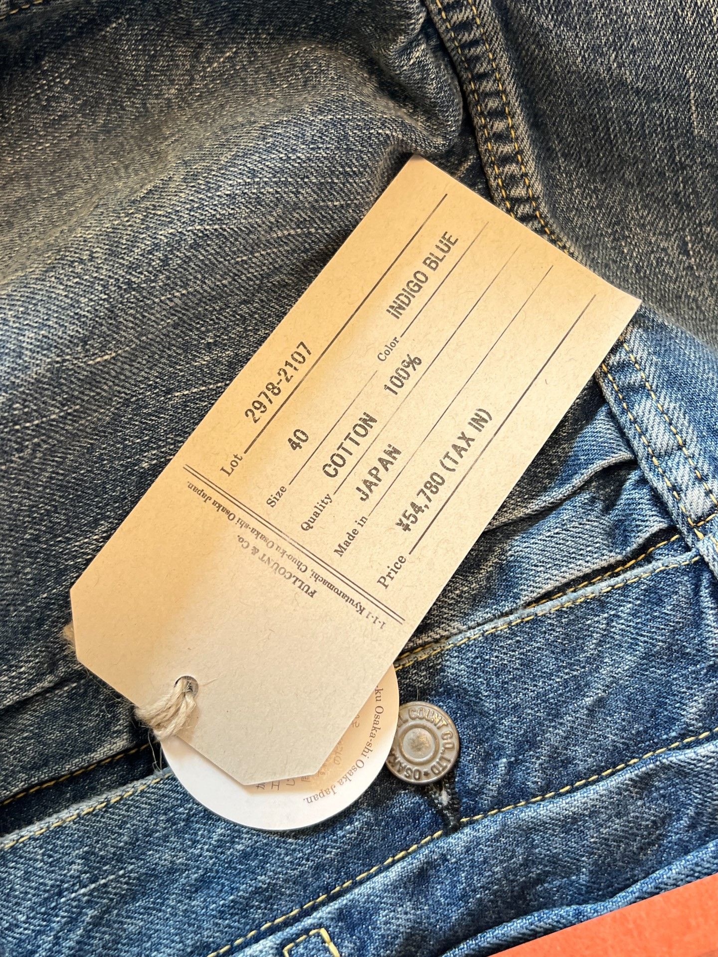 Full Count & Co. FULLCOUNT Washed Distressed Denim Jacket Size US XXS / EU 40 - 2 Thumbnail