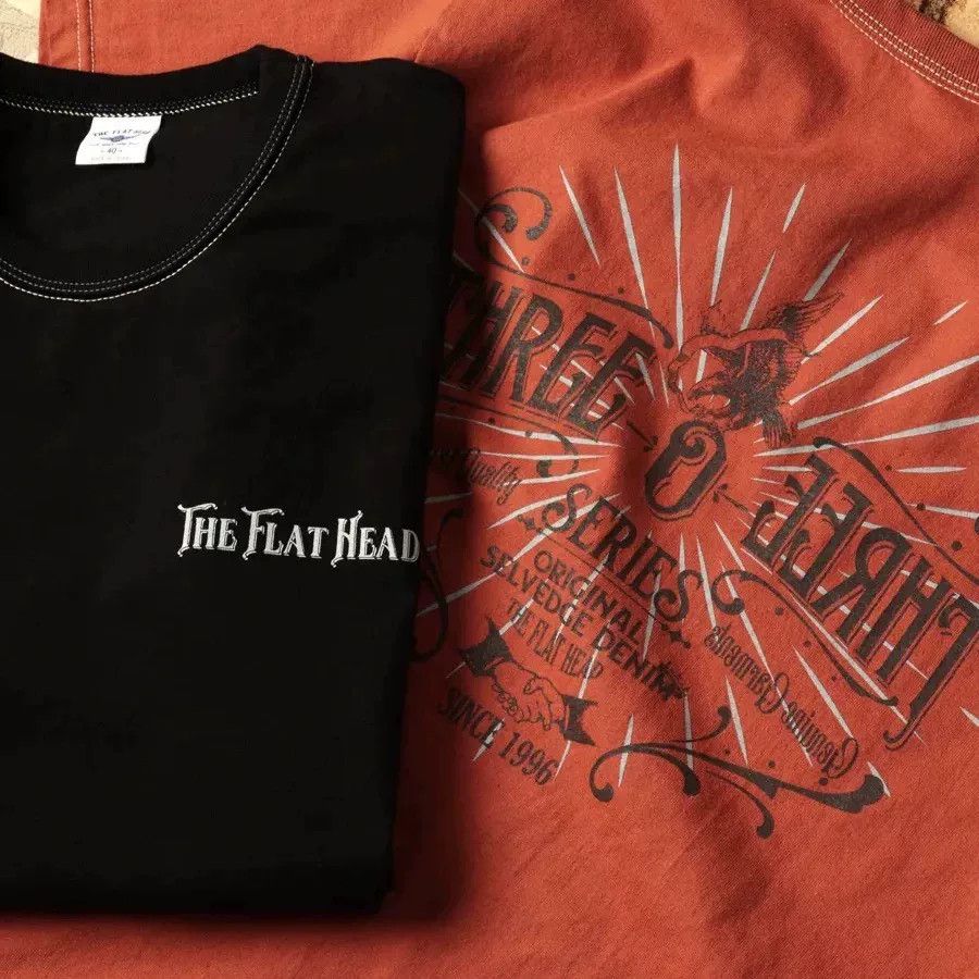 The Flat Head THE FLAT HEAD Retro Crew Neck T-Shirt Japan Size US XS / EU 42 / 0 - 2 Thumbnail