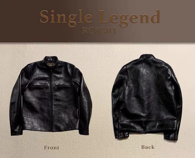 DOUBLE HELIX Double Helix Single Legend Black Leather Jacket Size US S / EU 44-46 / 1 - 2 Thumbnail