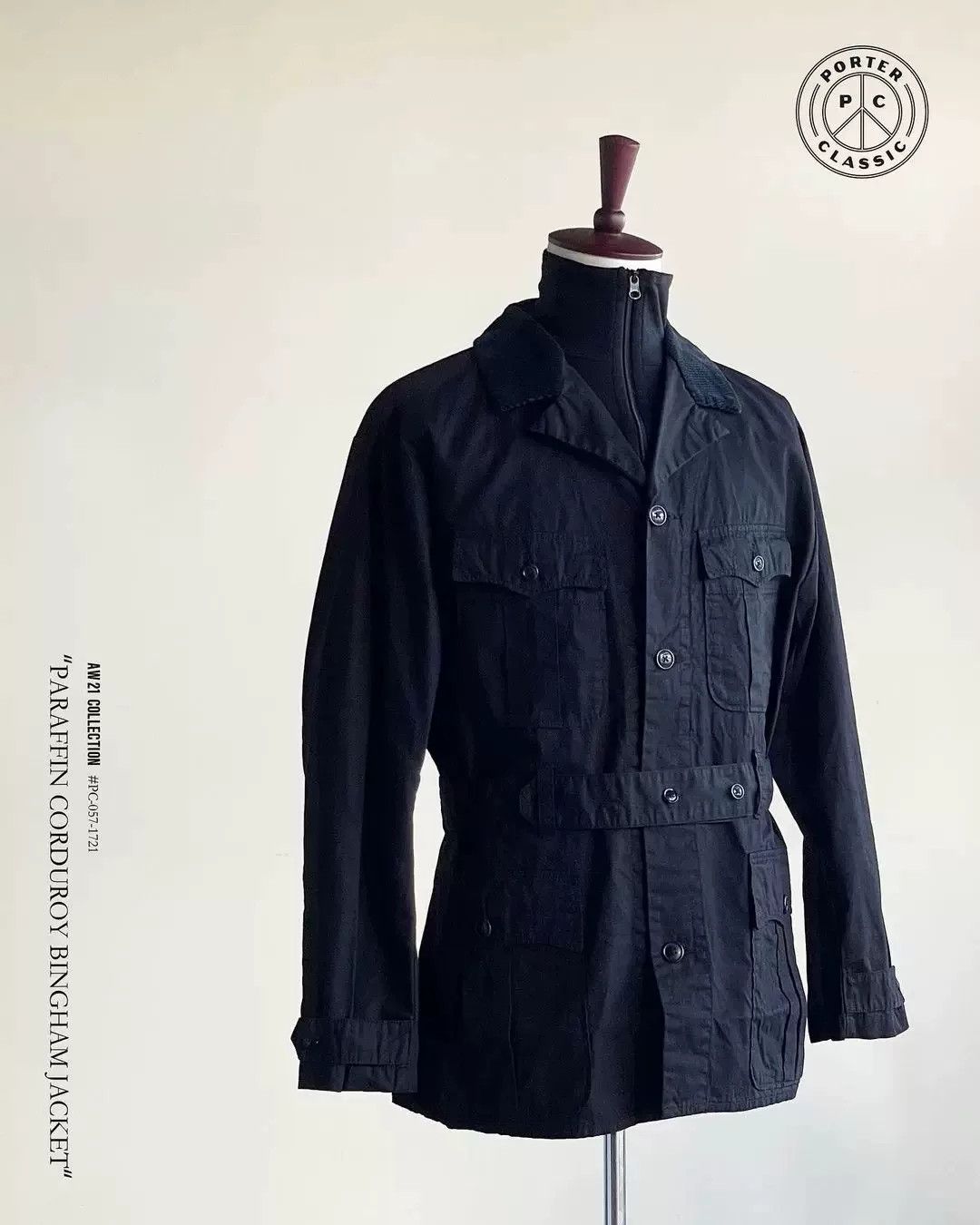 Porter Classic PORTER CLASSIC Paraffin Corduroy Bingham Jacket Size US M / EU 48-50 / 2 - 3 Thumbnail