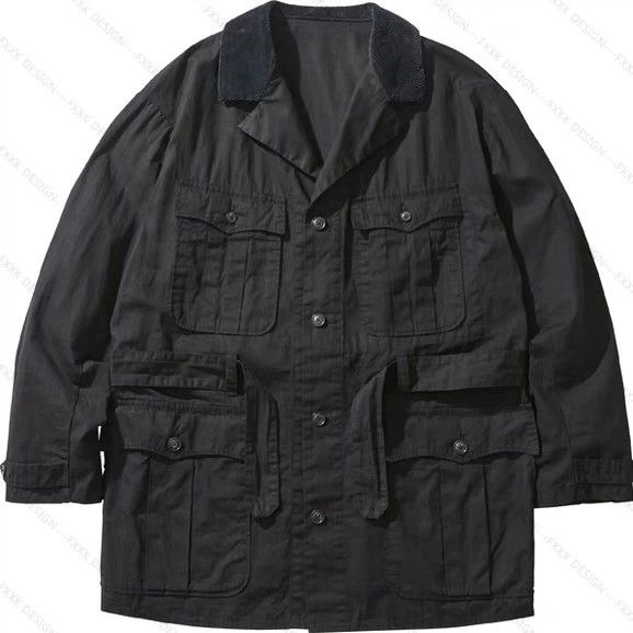 Porter Classic PORTER CLASSIC Paraffin Corduroy Jacket Size US M / EU 48-50 / 2 - 2 Thumbnail