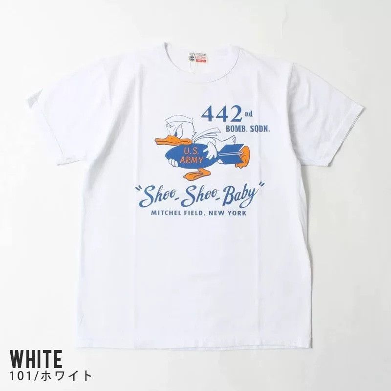 Buzz Rickson's Buzz Rickson's Donald Duck Bombing Sqn Cotton T-shirt Size US L / EU 52-54 / 3 - 2 Thumbnail