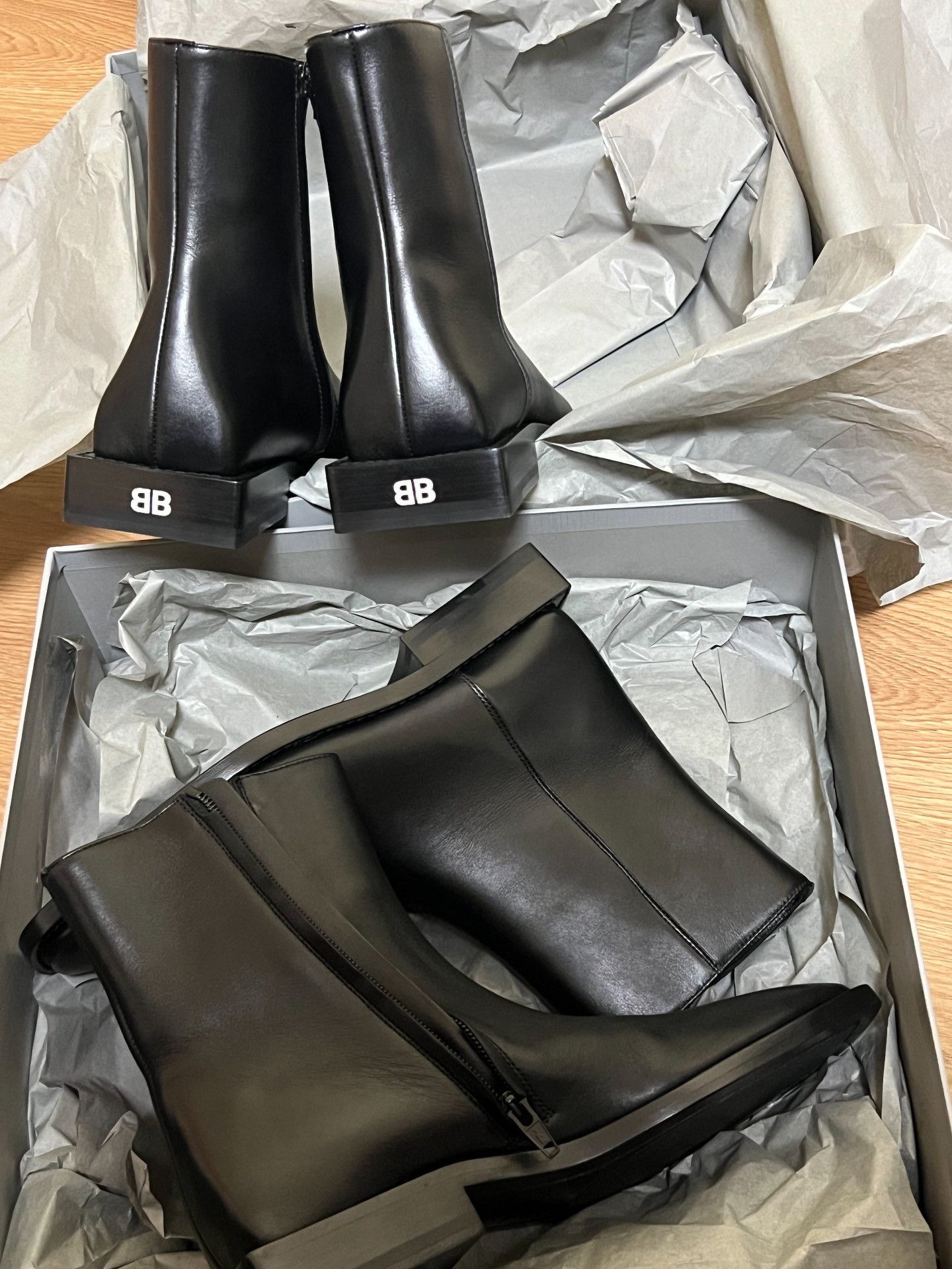 Balenciaga Balenciaga Square Toe Chelsea Boots Size US 6.5 / IT 36.5 - 5 Thumbnail