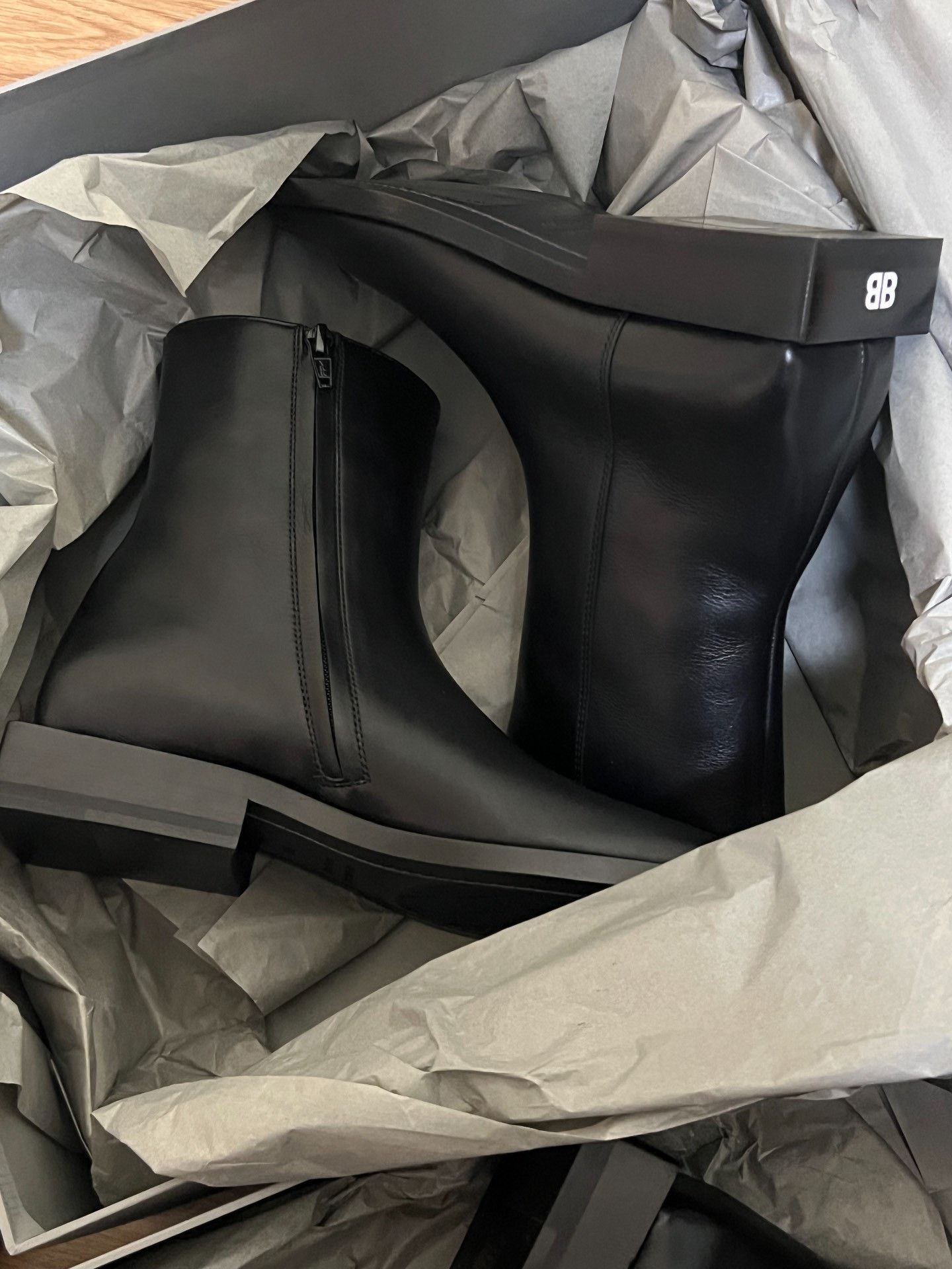 Balenciaga Balenciaga Square Toe Chelsea Boots Size US 6.5 / IT 36.5 - 3 Thumbnail