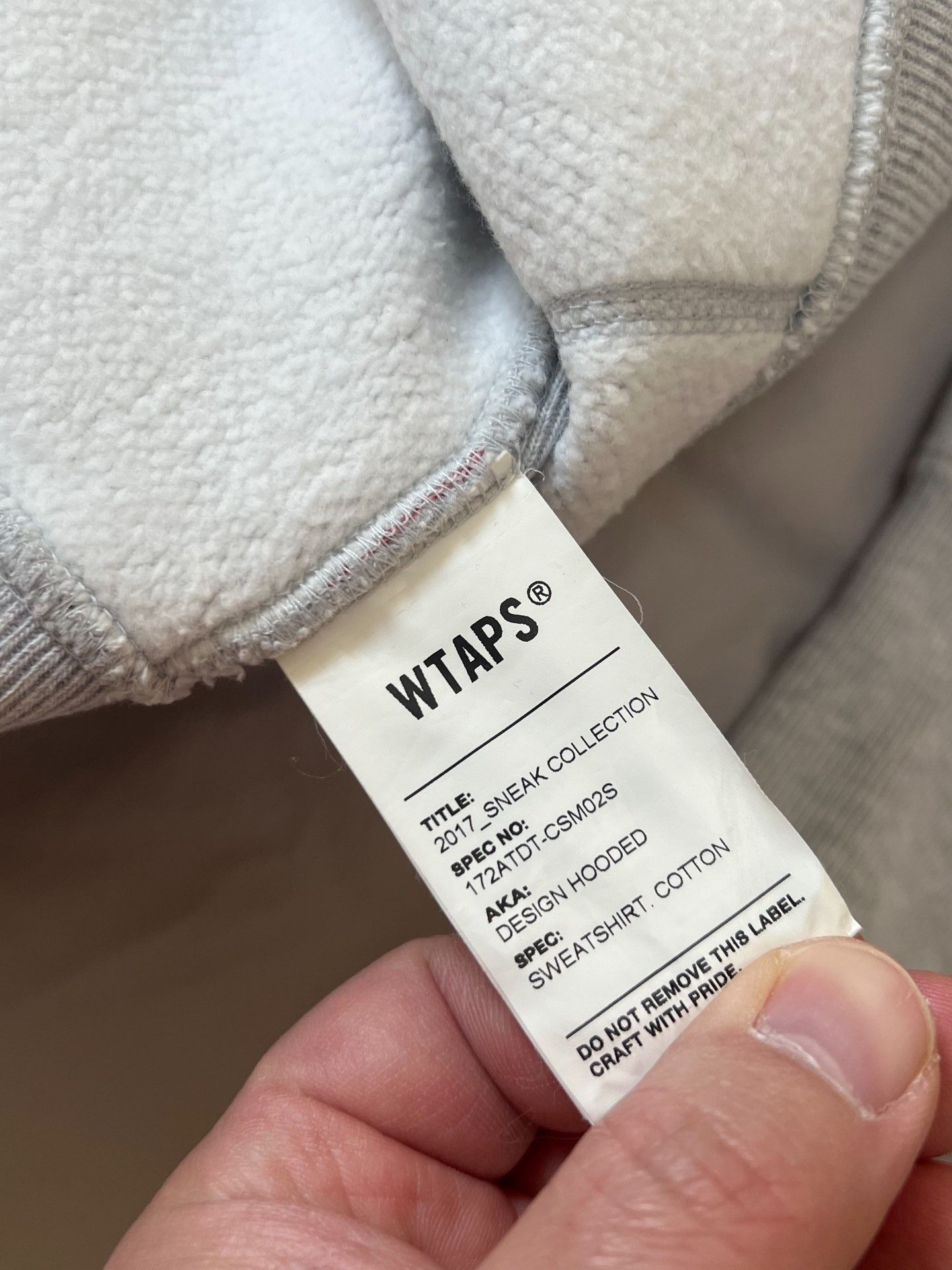 Wtaps WTAPS 18ss Design Hooded Sweatshirt Size US XL / EU 56 / 4 - 6 Thumbnail
