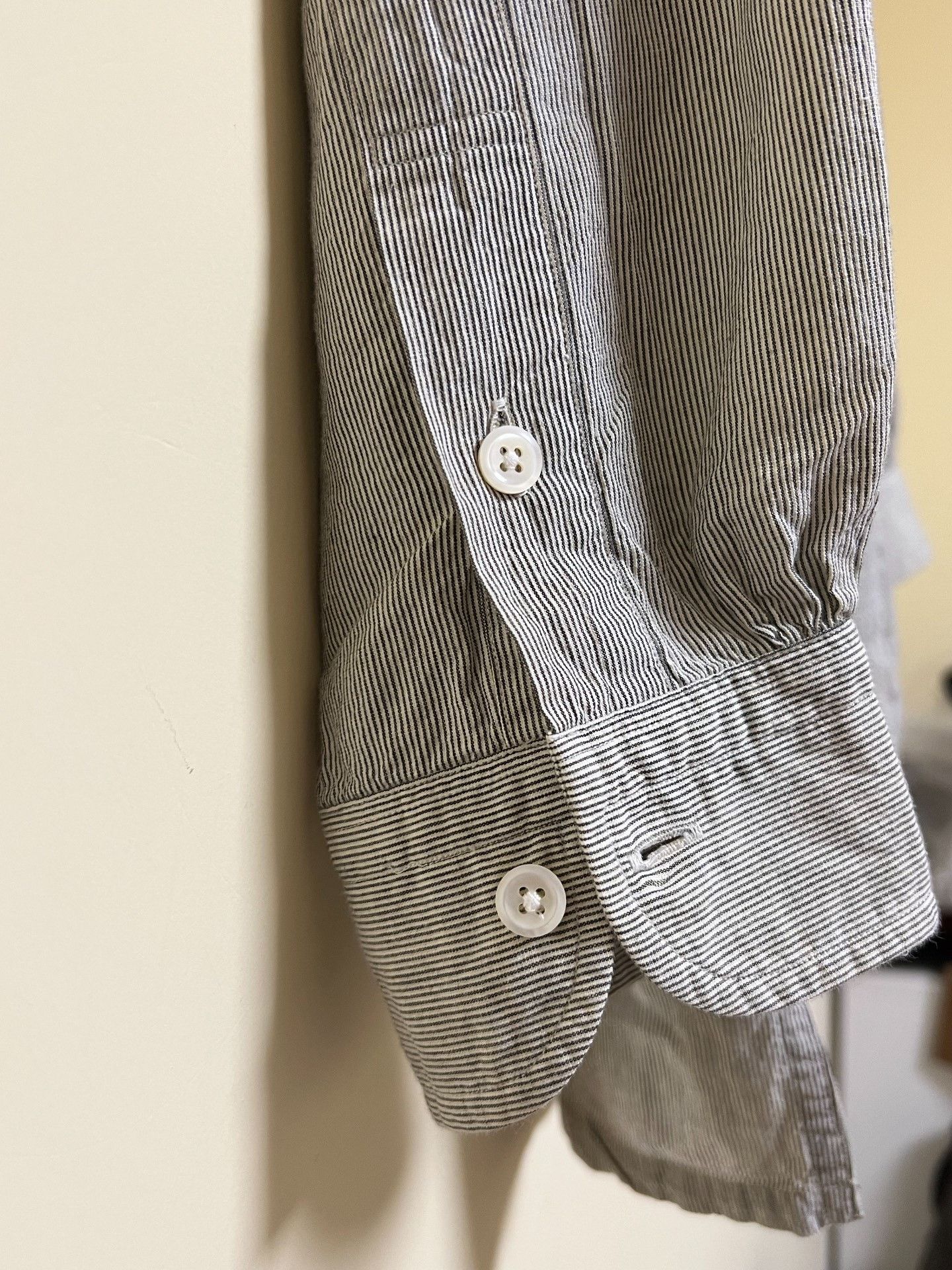 Porter Classic Porter Classic Wide Pocket Stripe Shirt Size US M / EU 48-50 / 2 - 8 Thumbnail