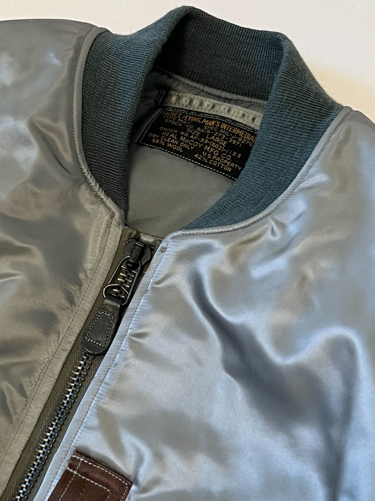 The Real McCoy's The Real McCoy MA-1 Flight Jacket Size US L / EU 52-54 / 3 - 3 Thumbnail