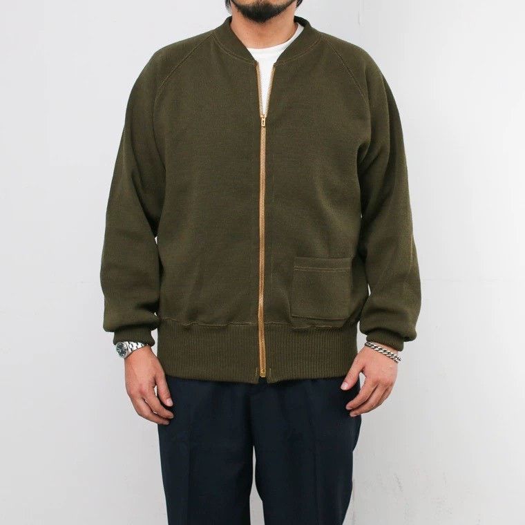 Buzz Rickson's Buzz Rickson's Military Wool C-2 Zip Sweatshirt Size US S / EU 44-46 / 1 - 2 Thumbnail