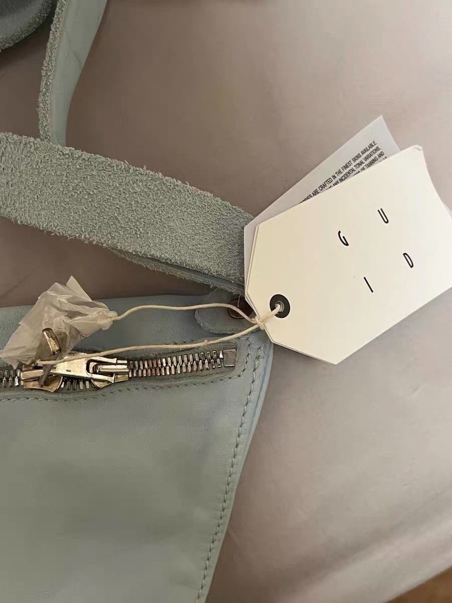 Guidi Guidi Q10 Glacier Blue Distressed Horse Leather Crossbody Size ONE SIZE - 3 Thumbnail
