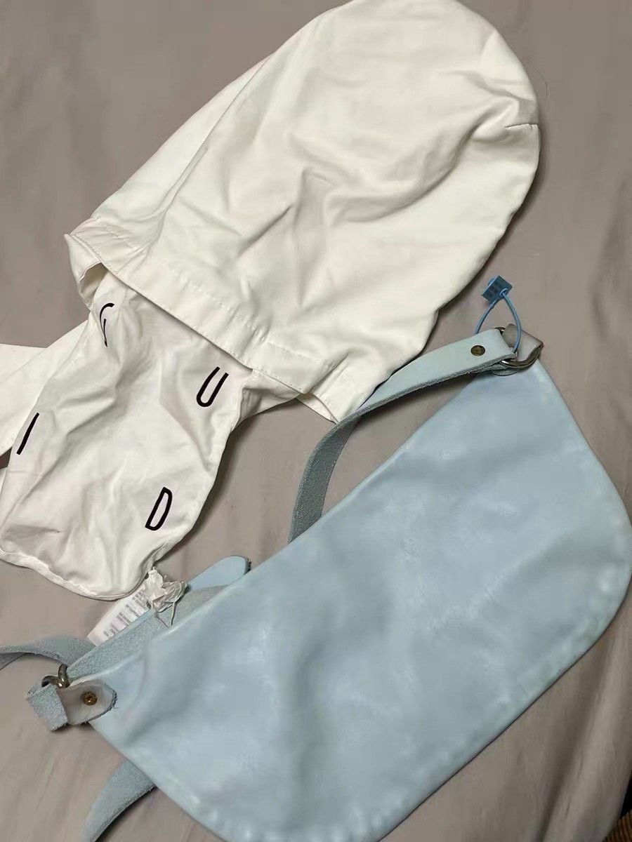 Guidi Guidi Q10 Glacier Blue Distressed Horse Leather Crossbody Size ONE SIZE - 5 Thumbnail