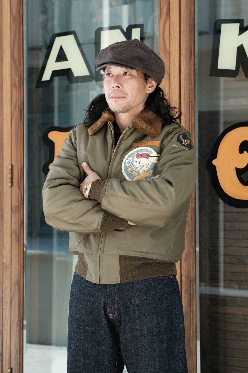 Buzz Rickson's Buzz Rickson's B10 Alpaca Flight Jacket Size US XXS / EU 40 - 4 Thumbnail