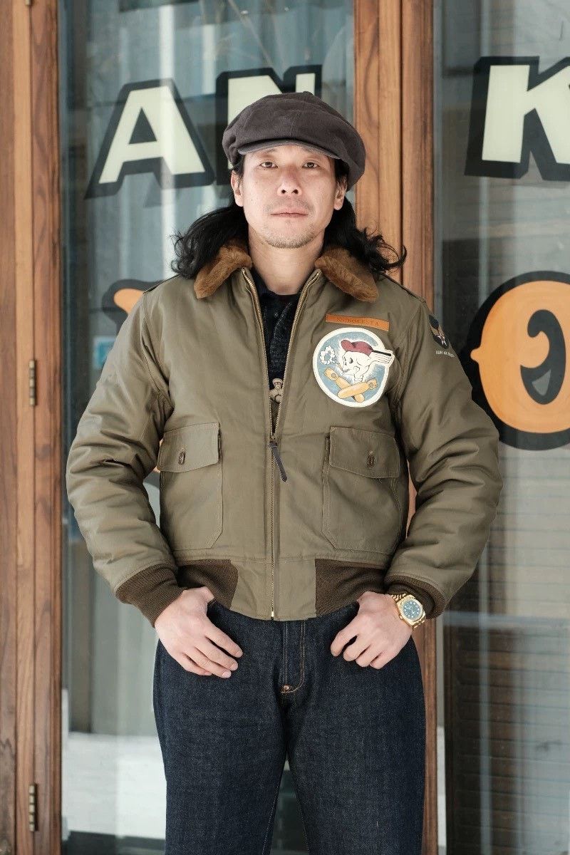 Buzz Rickson's Buzz Rickson's B10 Alpaca Flight Jacket Size US XXS / EU 40 - 3 Thumbnail