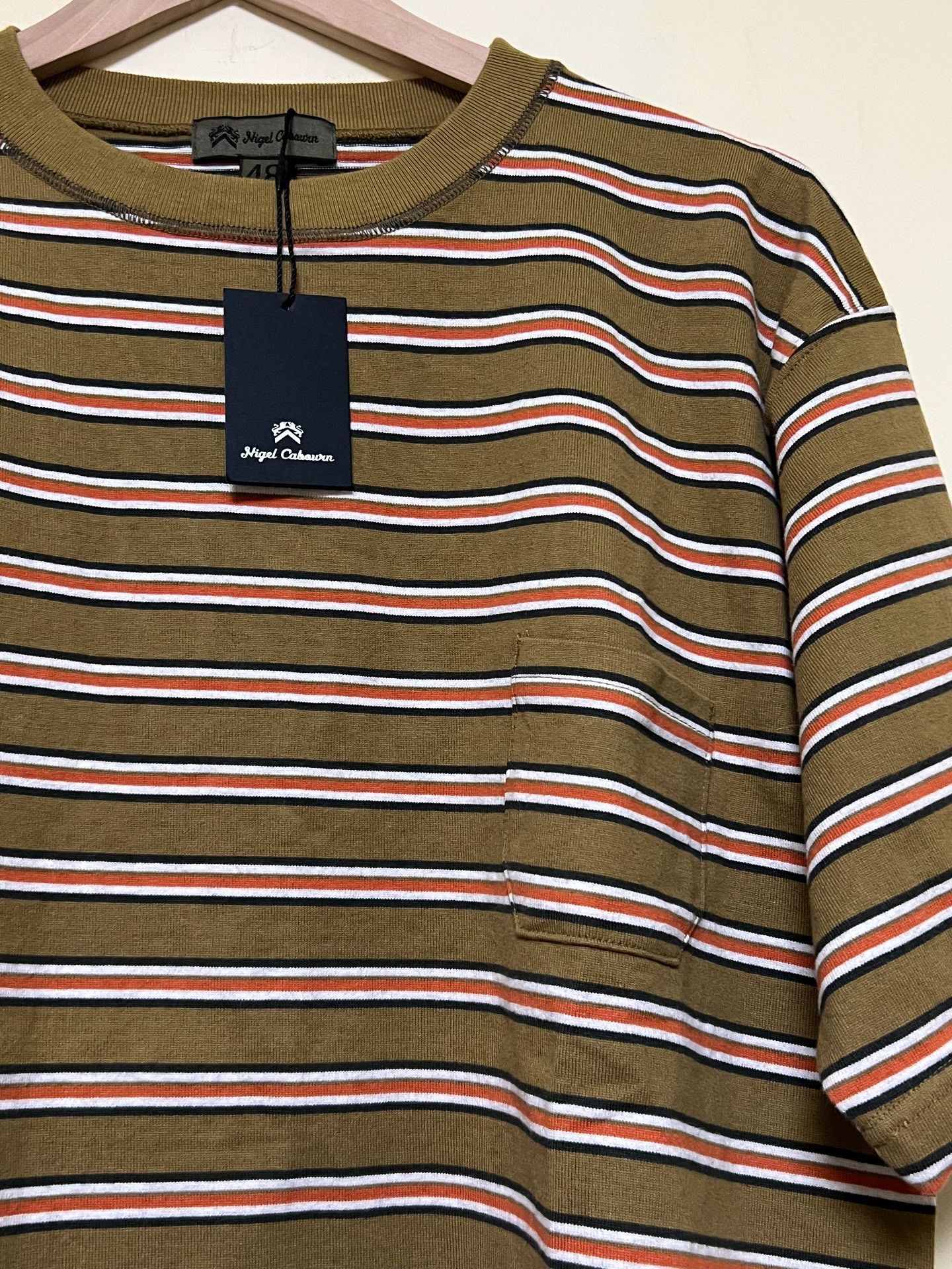 Nigel Cabourn Nigel Cabourn 9.5OZ Border Stripe T-shirt Size US M / EU 48-50 / 2 - 4 Thumbnail