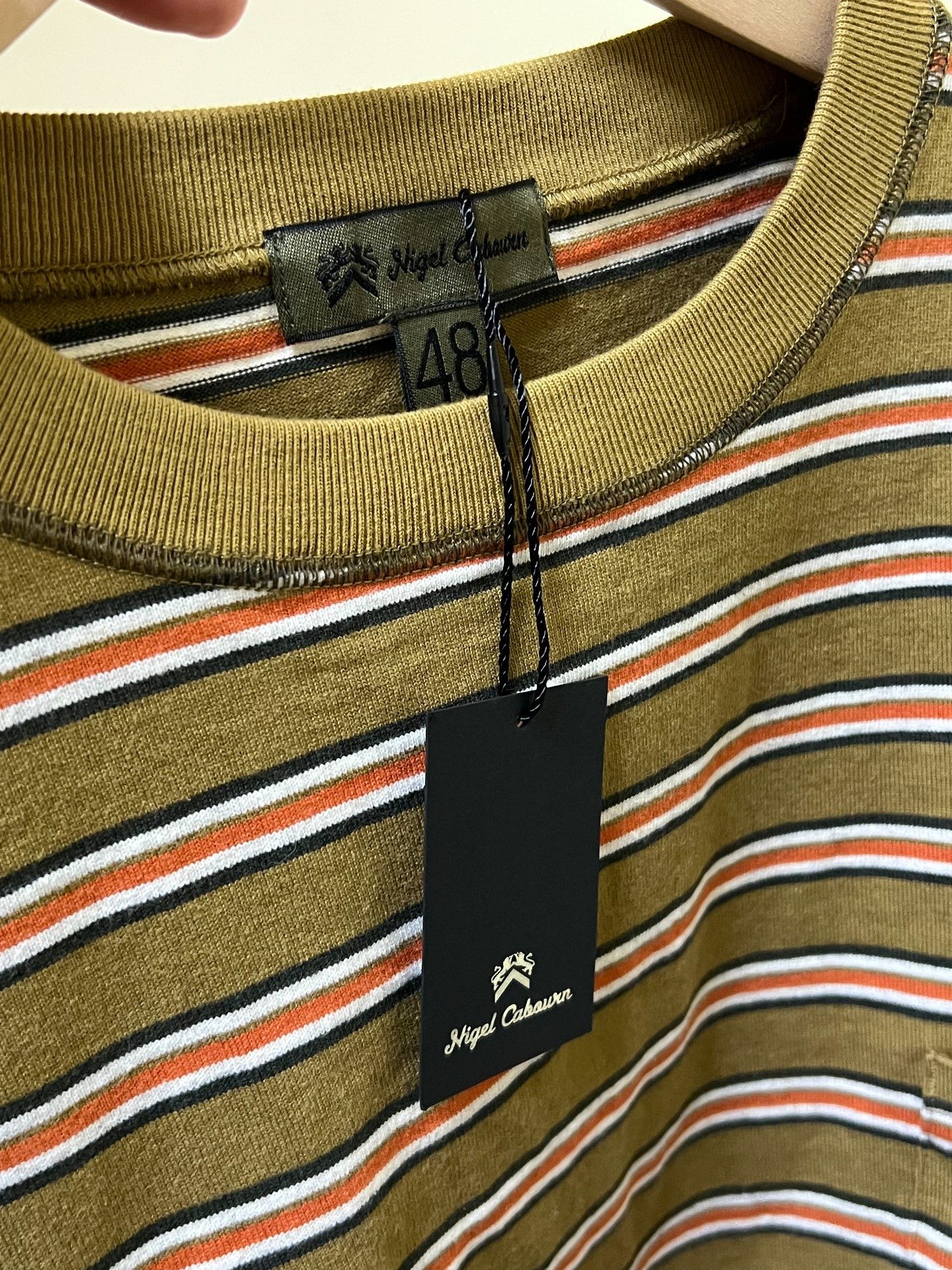 Nigel Cabourn Nigel Cabourn 9.5OZ Border Stripe T-shirt Size US M / EU 48-50 / 2 - 5 Thumbnail