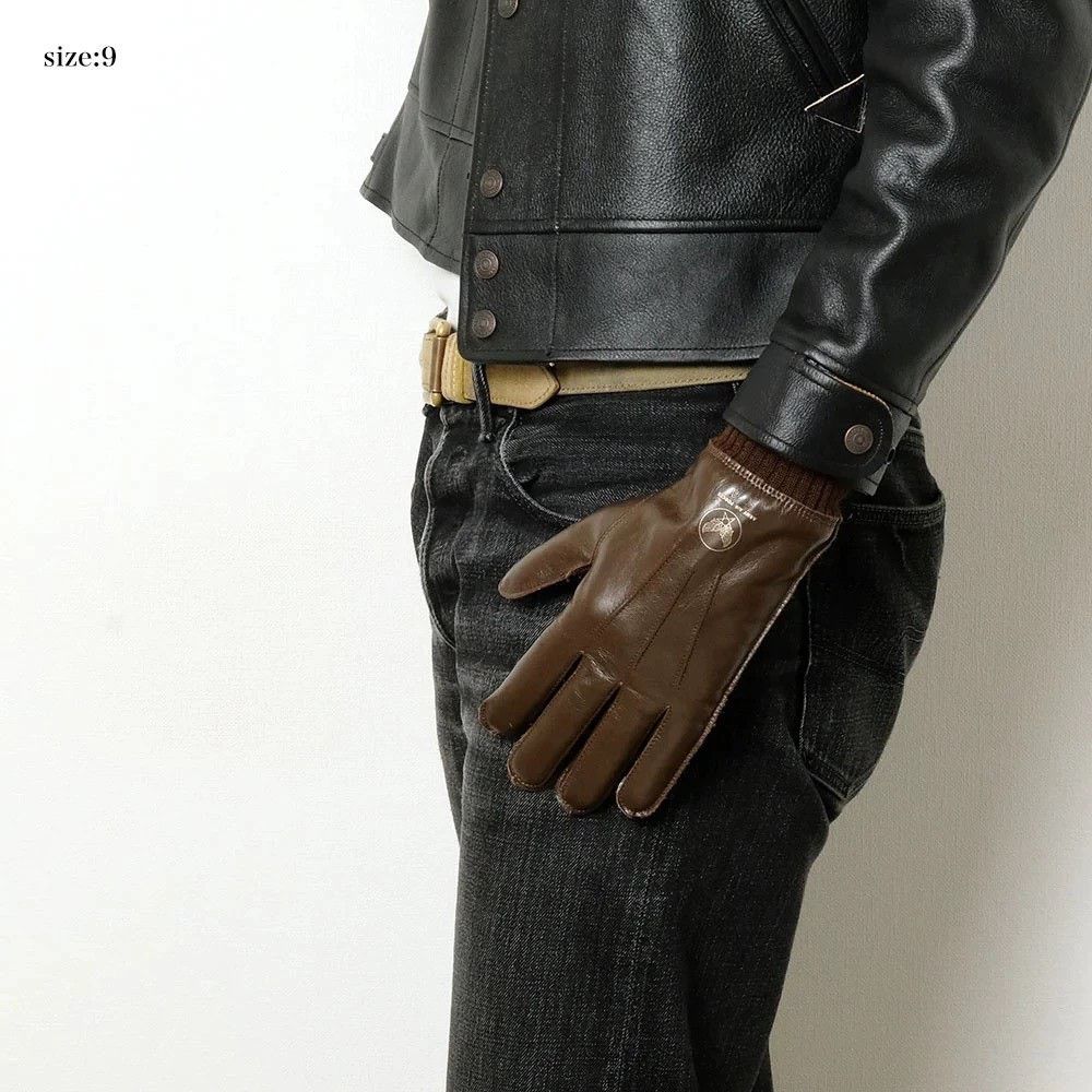 Buzz Rickson's Buzz Rickson's A-10 Aviator Horsehide Gloves Size ONE SIZE - 2 Thumbnail