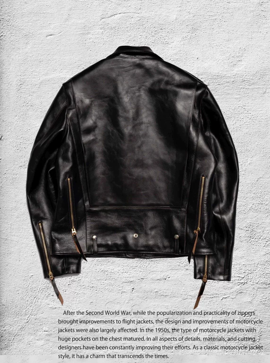 DOUBLE HELIX Double Helix J24 Polish Horse Leather Jacket Size US XS / EU 42 / 0 - 3 Thumbnail