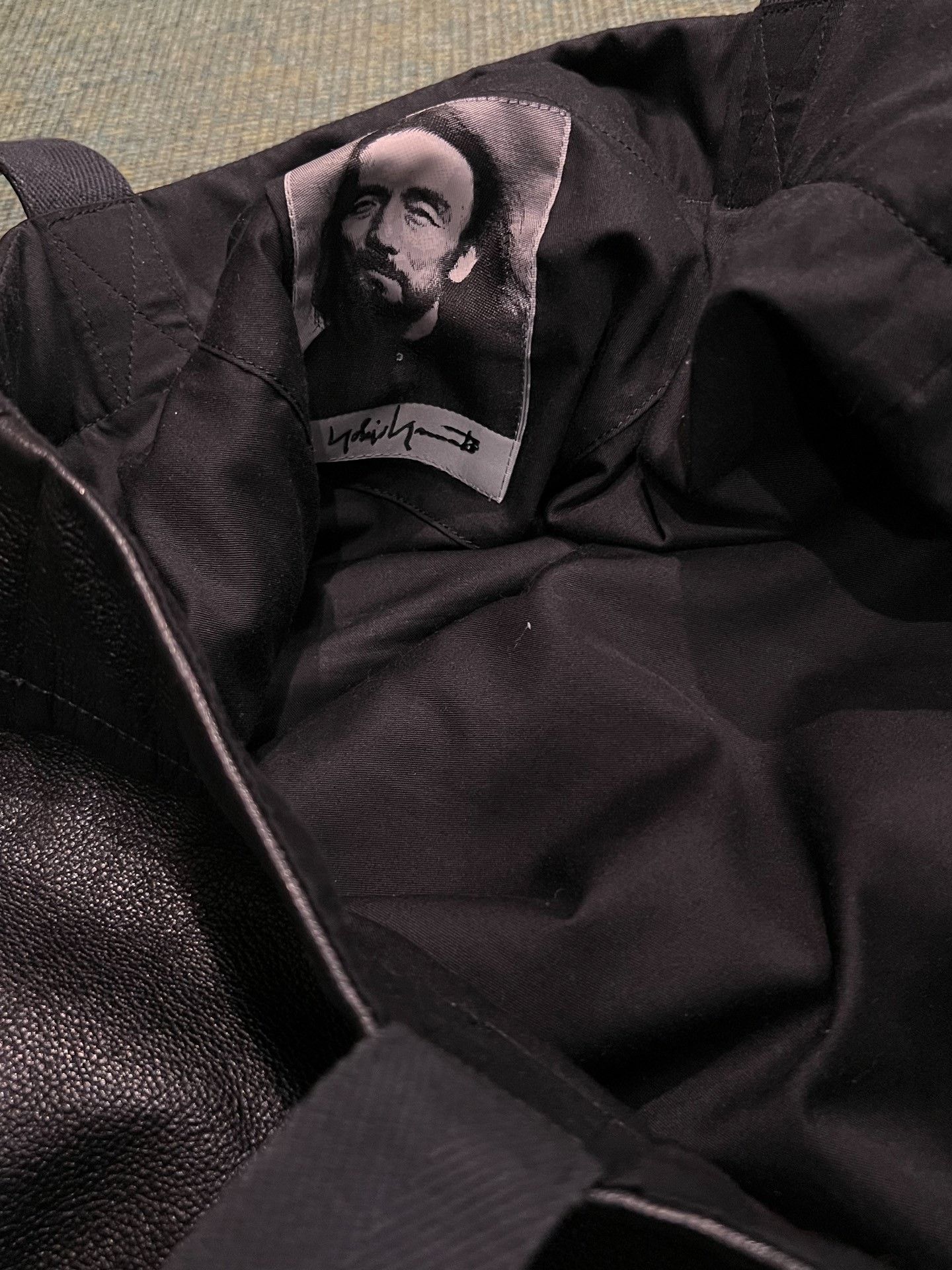 Yohji Yamamoto Yohji Yamamoto Leather Tote Bag Size ONE SIZE - 3 Thumbnail