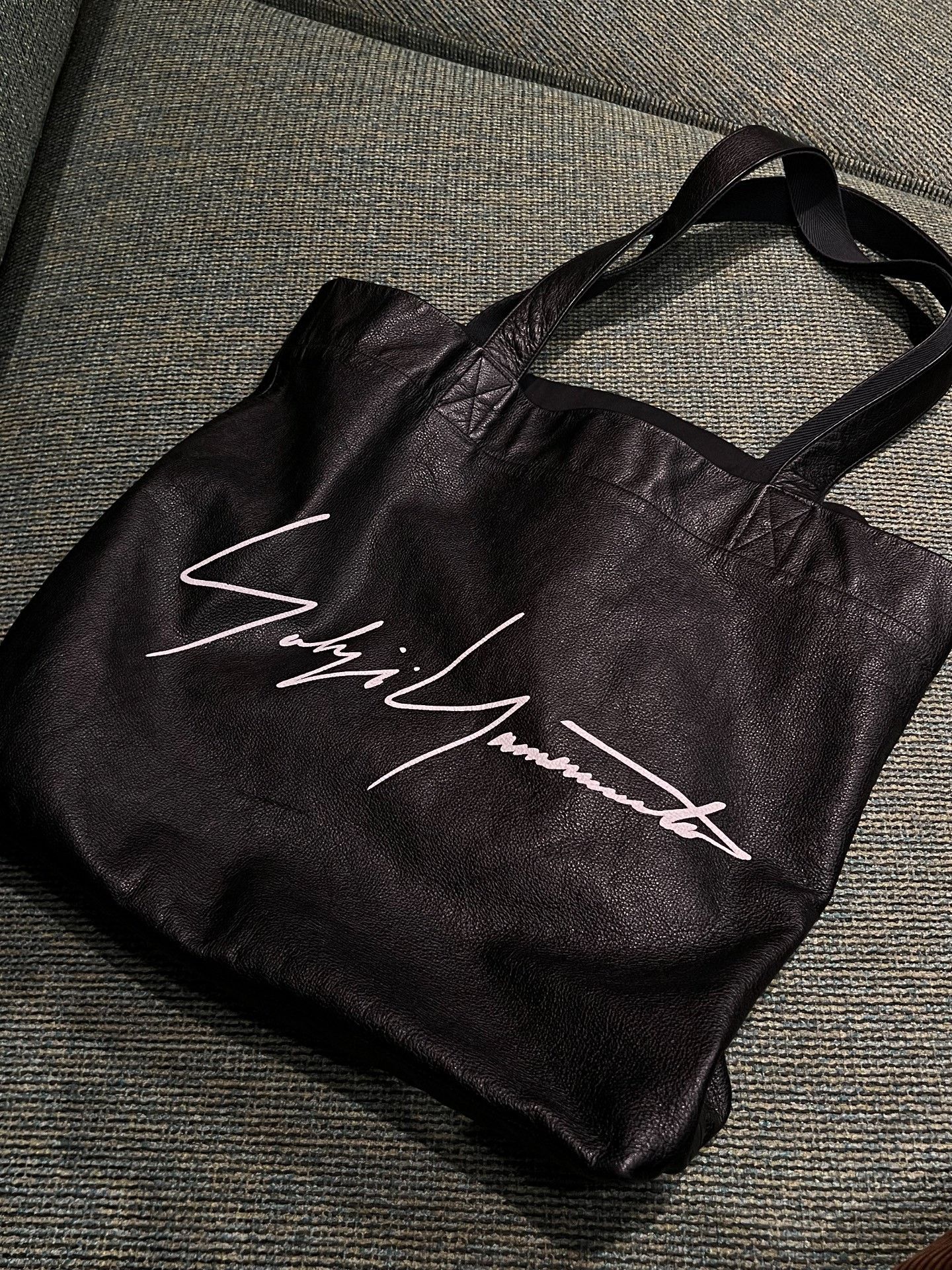 Yohji Yamamoto Yohji Yamamoto Leather Tote Bag Size ONE SIZE - 2 Thumbnail
