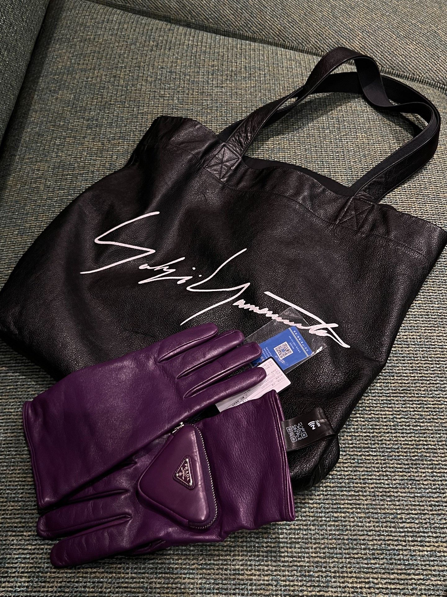 Yohji Yamamoto Yohji Yamamoto Leather Tote Bag Size ONE SIZE - 7 Thumbnail